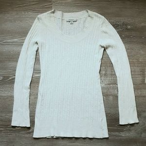 Merona Cream Scoop Neck Cable Knit Sweater
